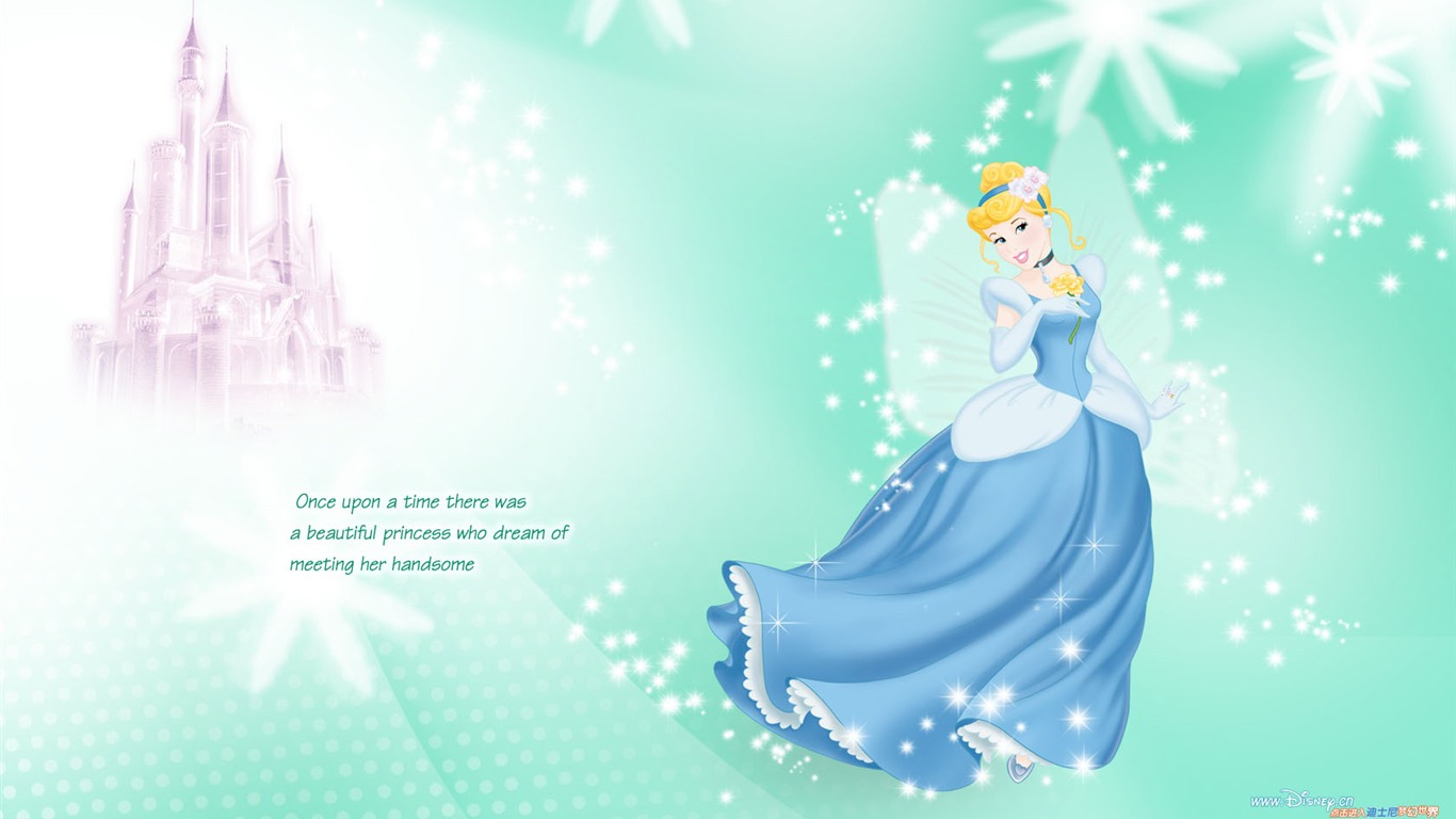 Princezna Disney karikatury tapety (2) #16 - 1366x768
