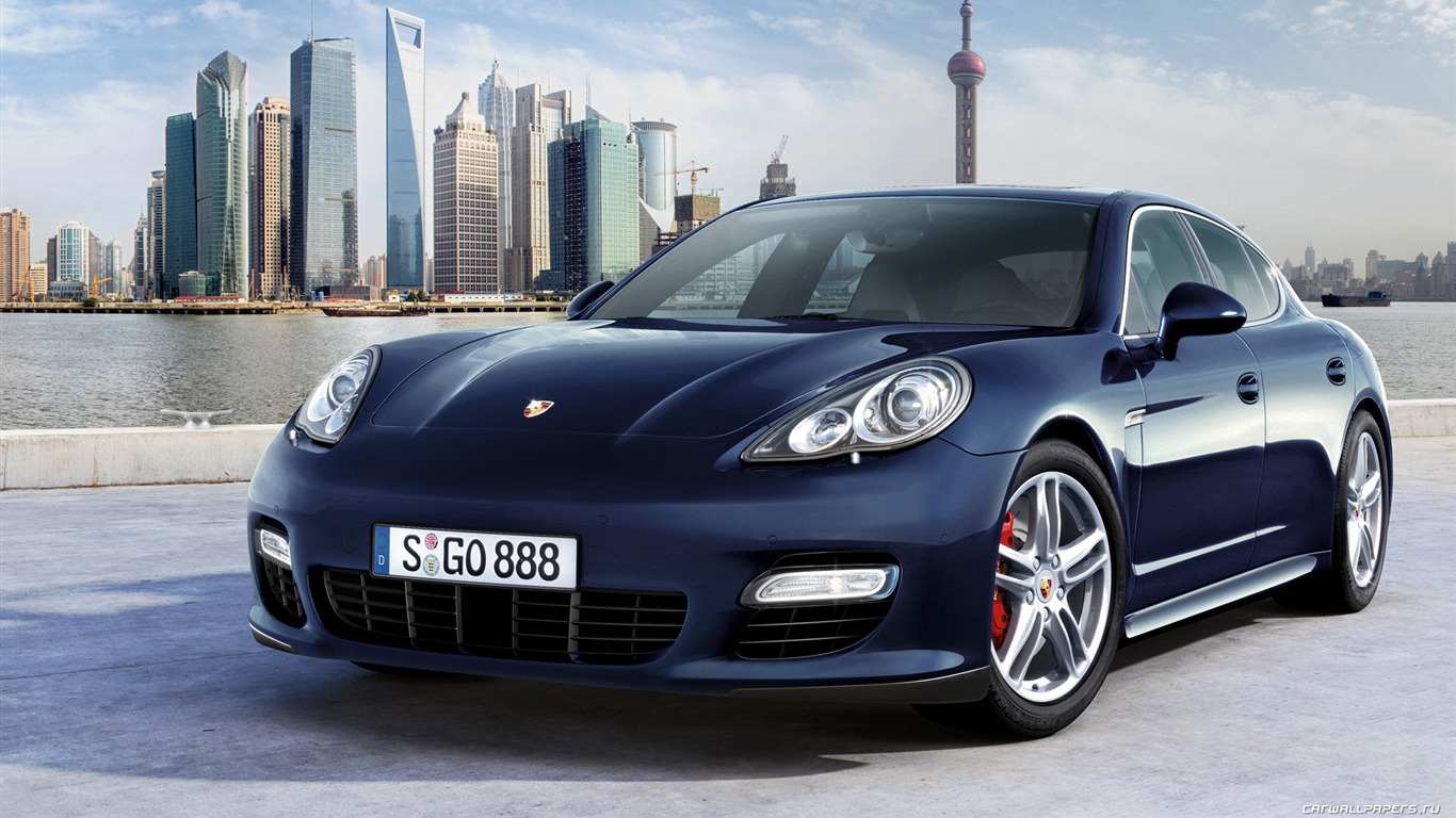 Porsche Panamera Turbo - 2009 HD wallpaper #1 - 1366x768