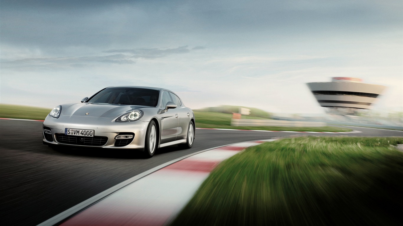 Porsche Panamera Turbo - 2009 HD tapetu #2 - 1366x768