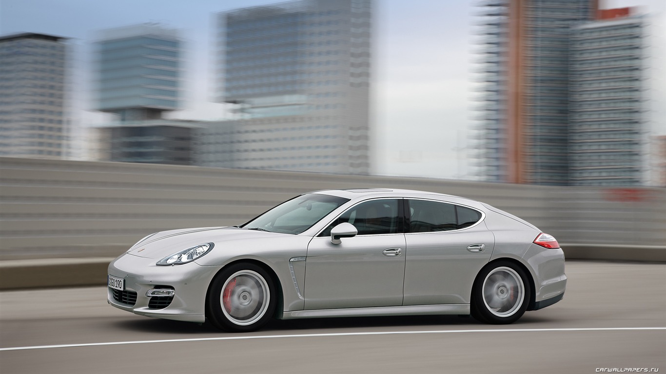 포르쉐 Panamera 터보 - 2009의 HD 벽지 #28 - 1366x768