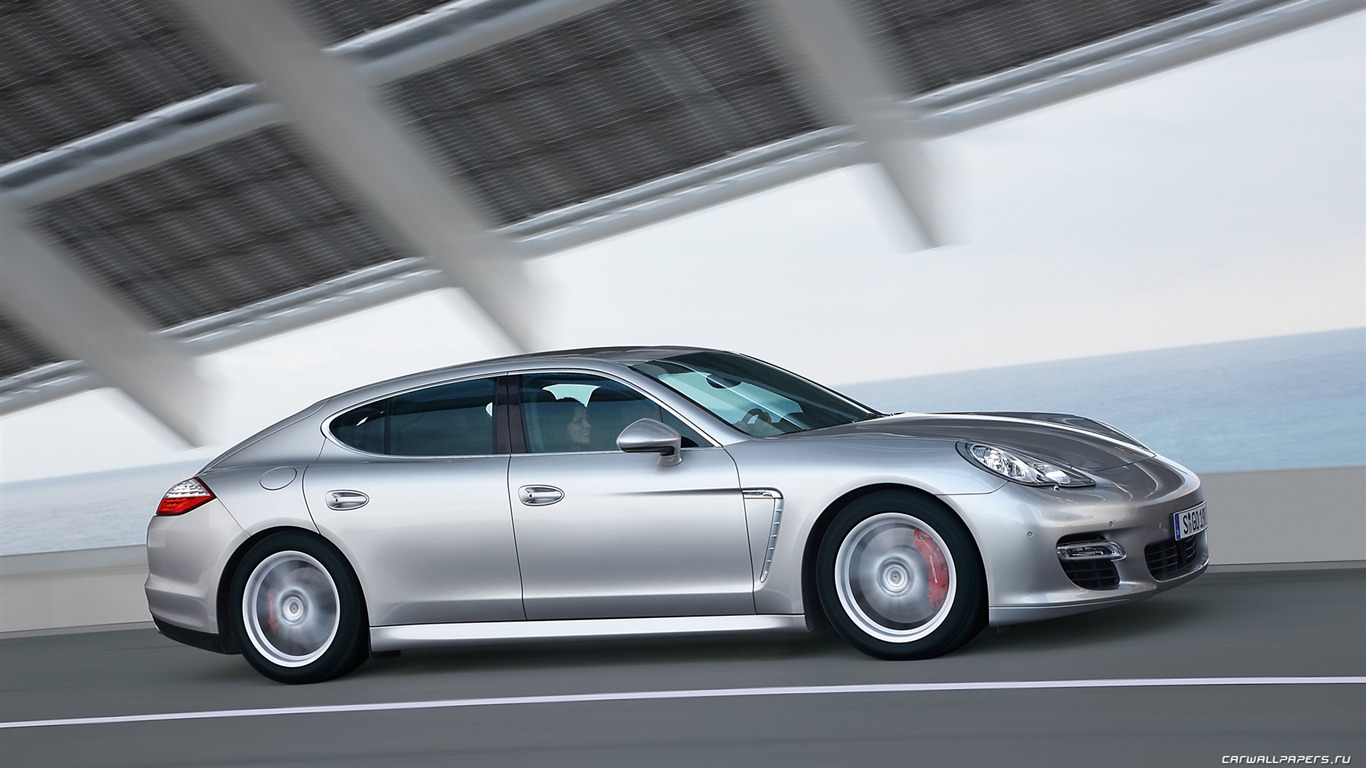 포르쉐 Panamera 터보 - 2009의 HD 벽지 #29 - 1366x768