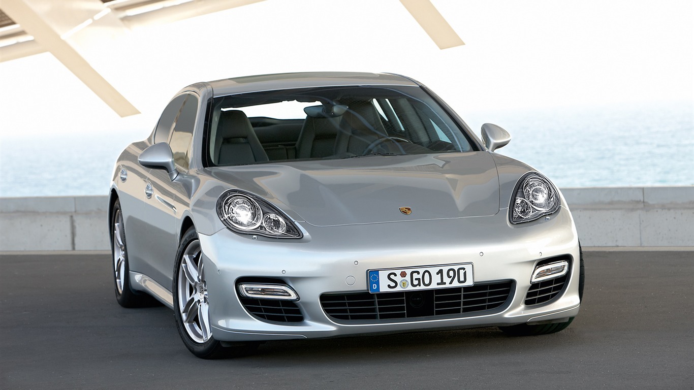 포르쉐 Panamera 터보 - 2009의 HD 벽지 #34 - 1366x768