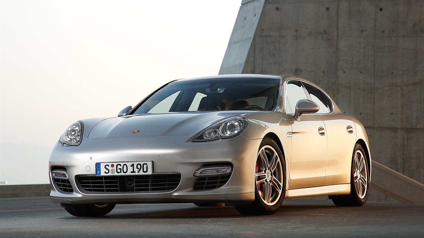 포르쉐 Panamera 터보 - 2009의 HD 벽지 #36 - 1366x768