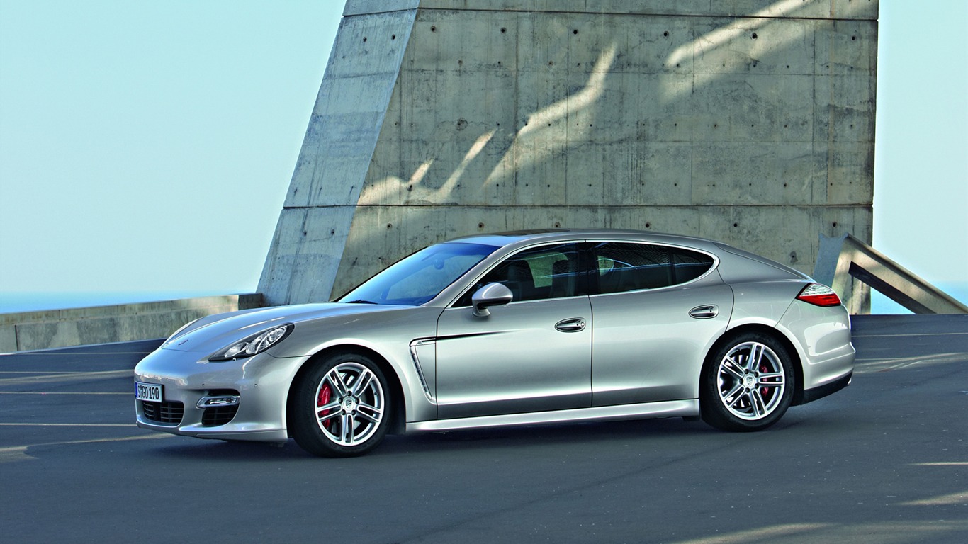 포르쉐 Panamera 터보 - 2009의 HD 벽지 #38 - 1366x768