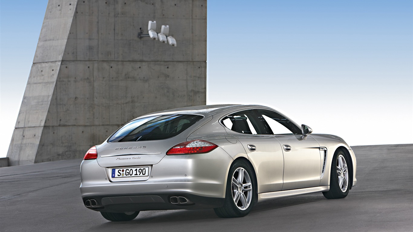 포르쉐 Panamera 터보 - 2009의 HD 벽지 #40 - 1366x768