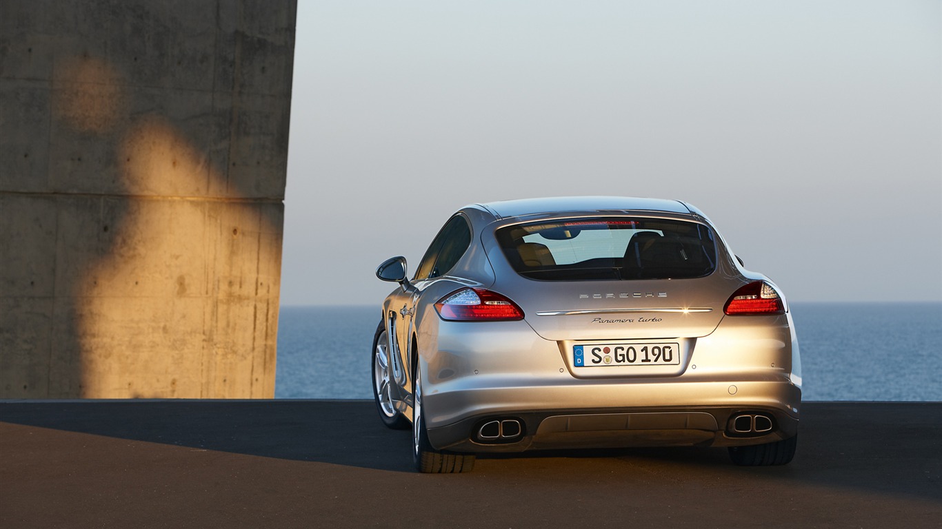 포르쉐 Panamera 터보 - 2009의 HD 벽지 #41 - 1366x768