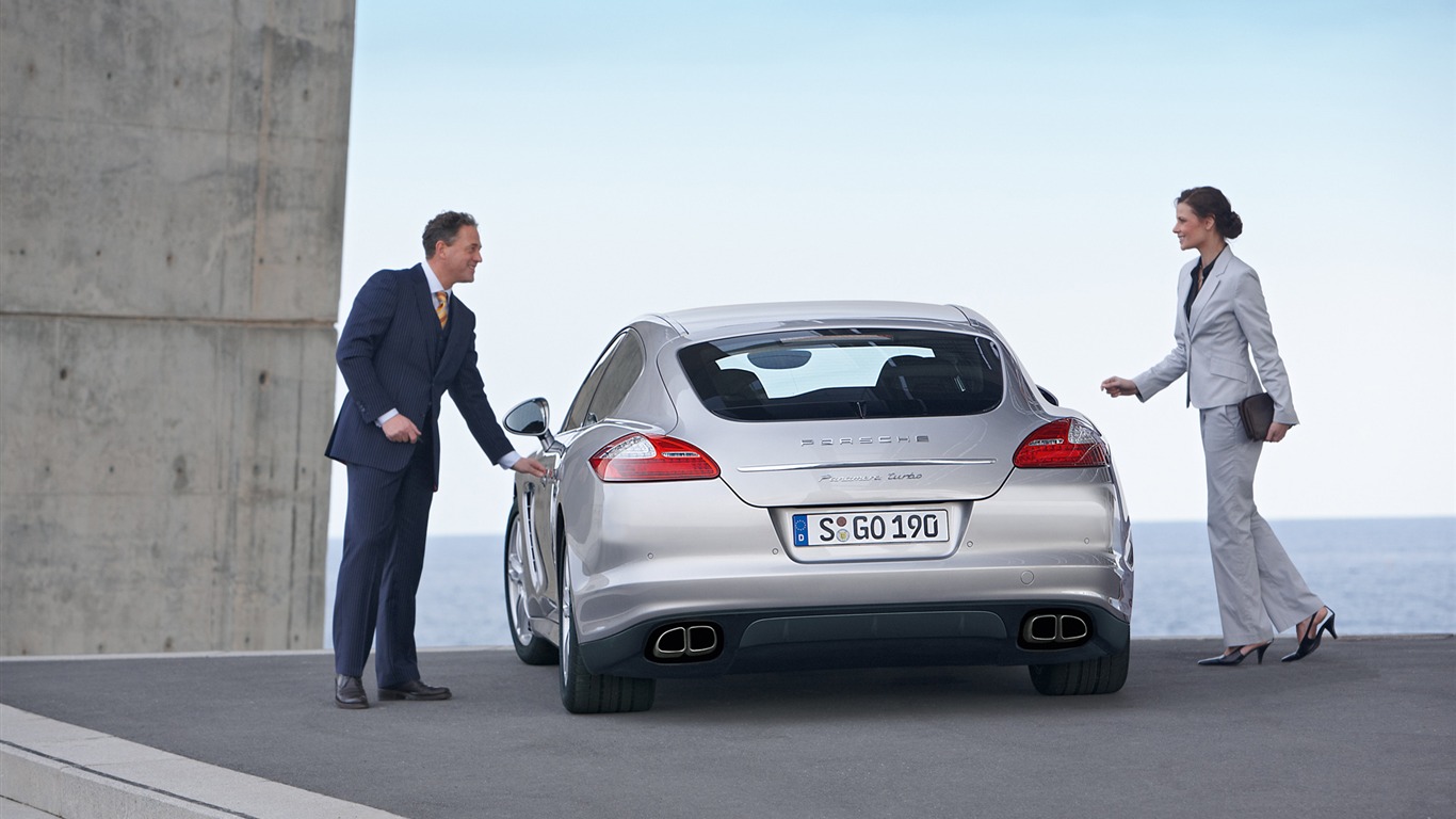Porsche Panamera Turbo - 2009 HD tapetu #44 - 1366x768