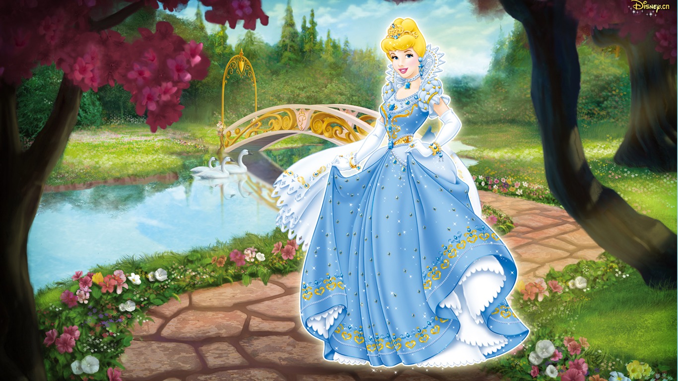 Princess Disney-Zeichentrickfilm Tapete (3) #6 - 1366x768