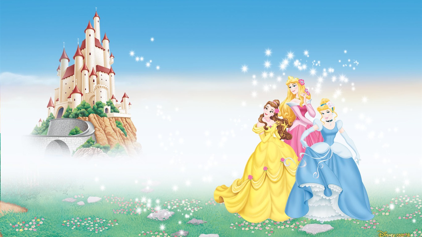 Princess Disney-Zeichentrickfilm Tapete (3) #11 - 1366x768