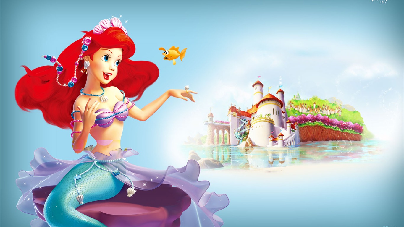 Princess Disney-Zeichentrickfilm Tapete (3) #14 - 1366x768