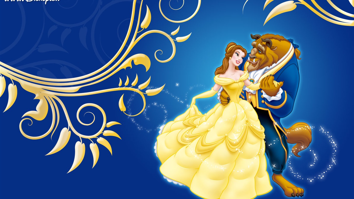 Princezna Disney karikatury tapety (4) #3 - 1366x768