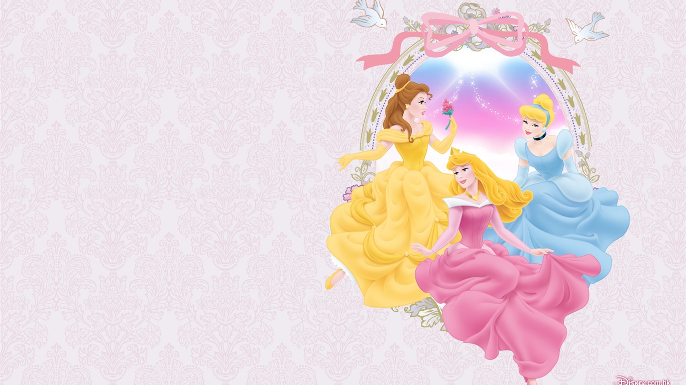 Princezna Disney karikatury tapety (4) #6 - 1366x768