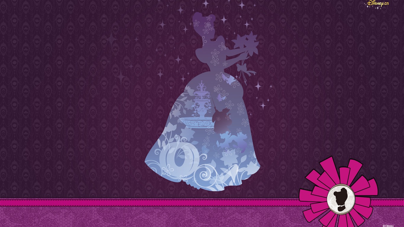 Princezna Disney karikatury tapety (4) #9 - 1366x768