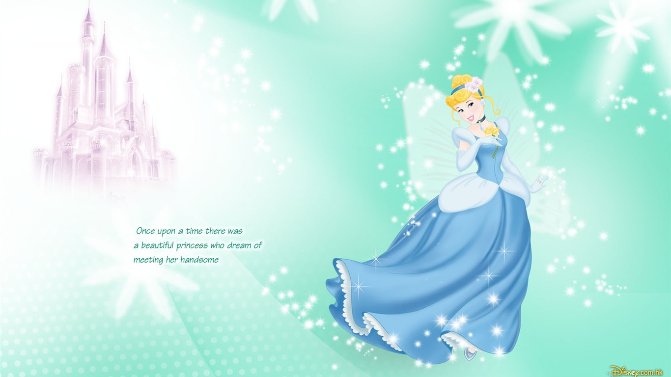 Princezna Disney karikatury tapety (4) #10 - 1366x768
