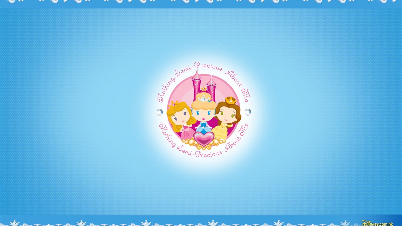 Princess Disney cartoon wallpaper (4) #11 - 1366x768