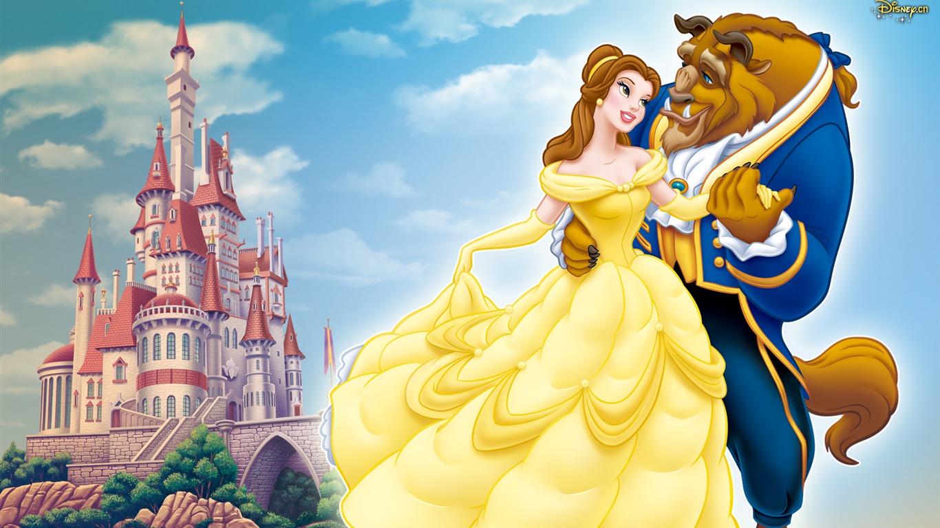 Princezna Disney karikatury tapety (4) #18 - 1366x768