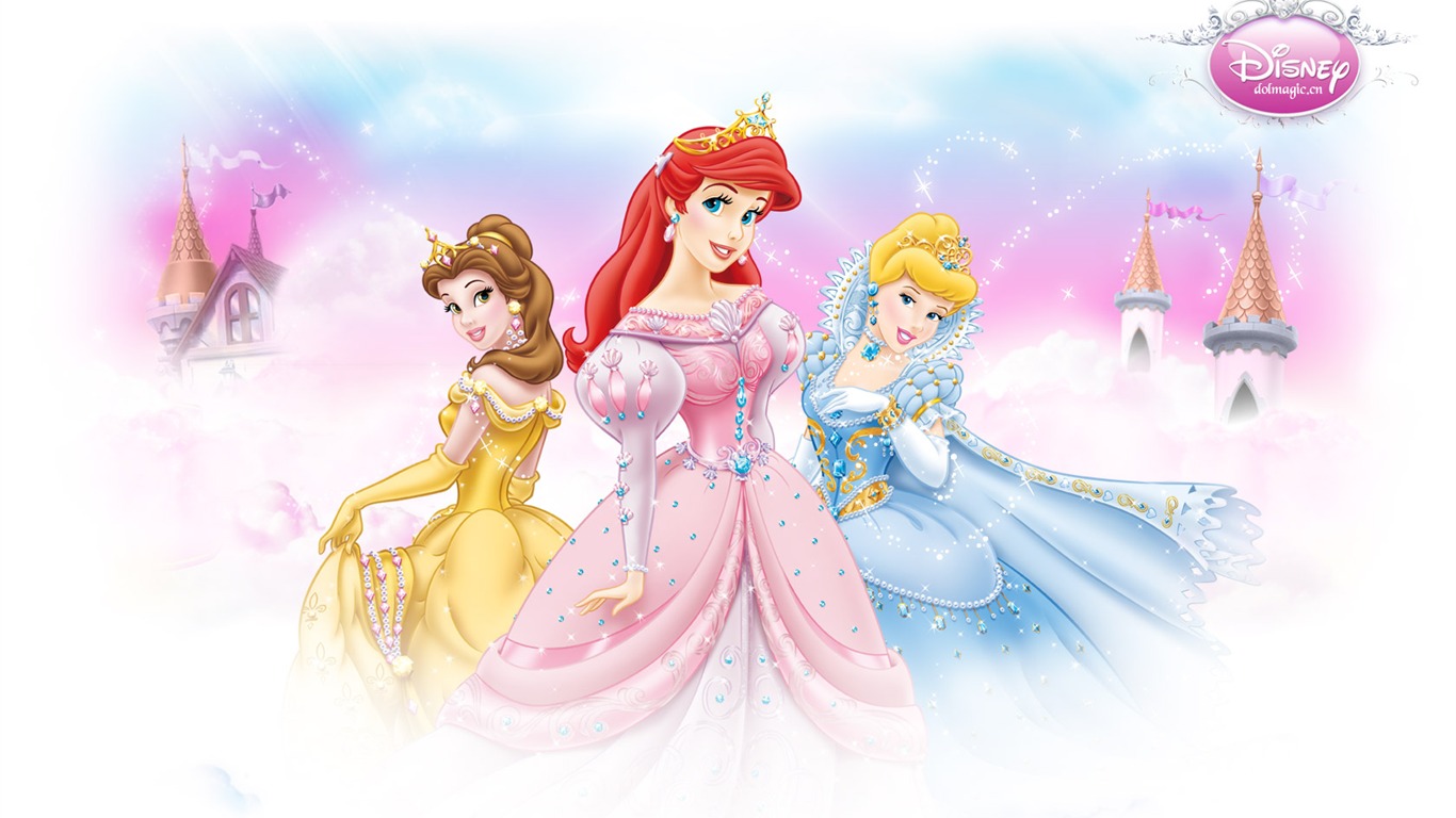 Princezna Disney karikatury tapety (4) #19 - 1366x768
