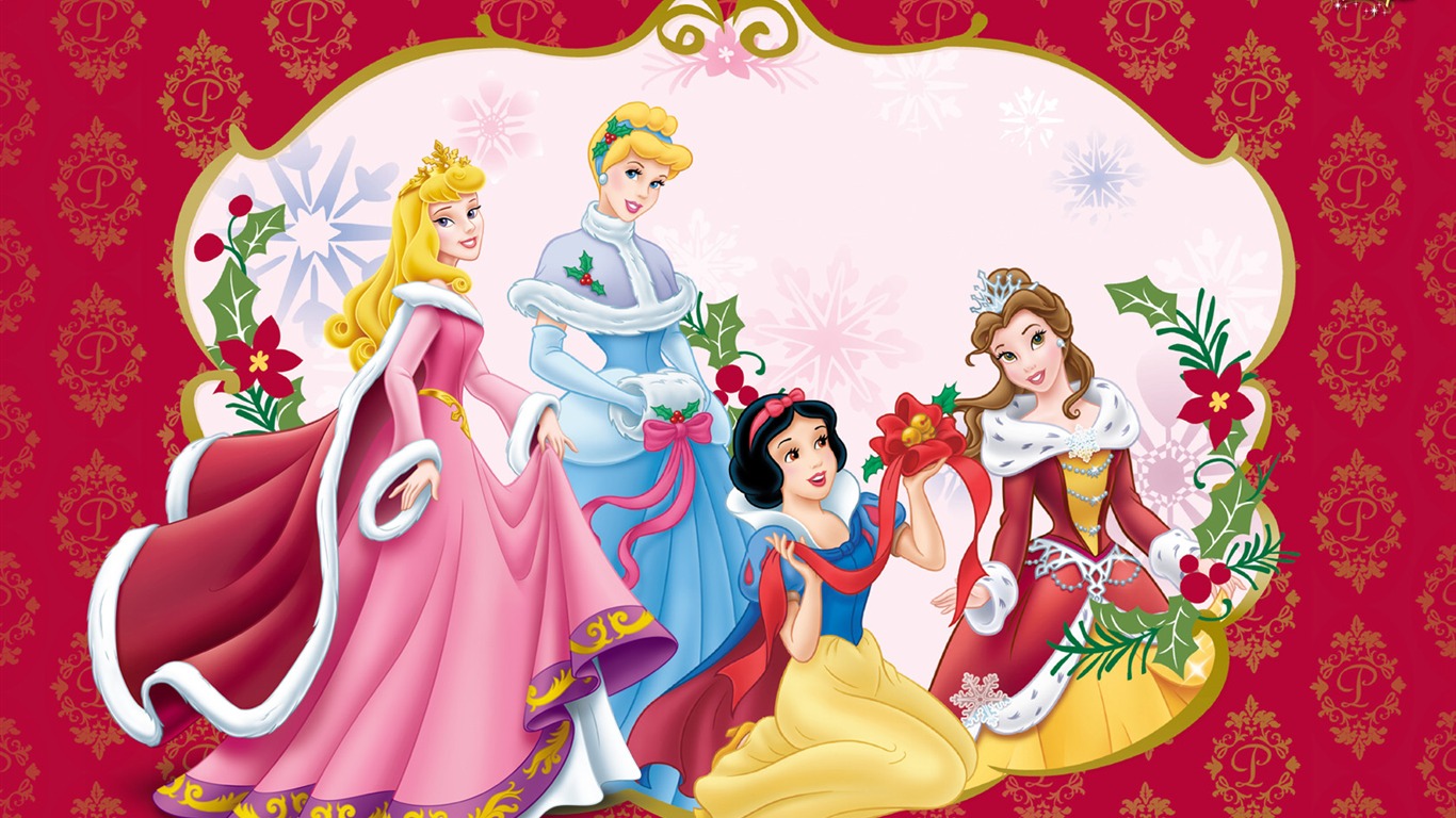 Princesa Disney de dibujos animados fondos de escritorio (4) #20 - 1366x768