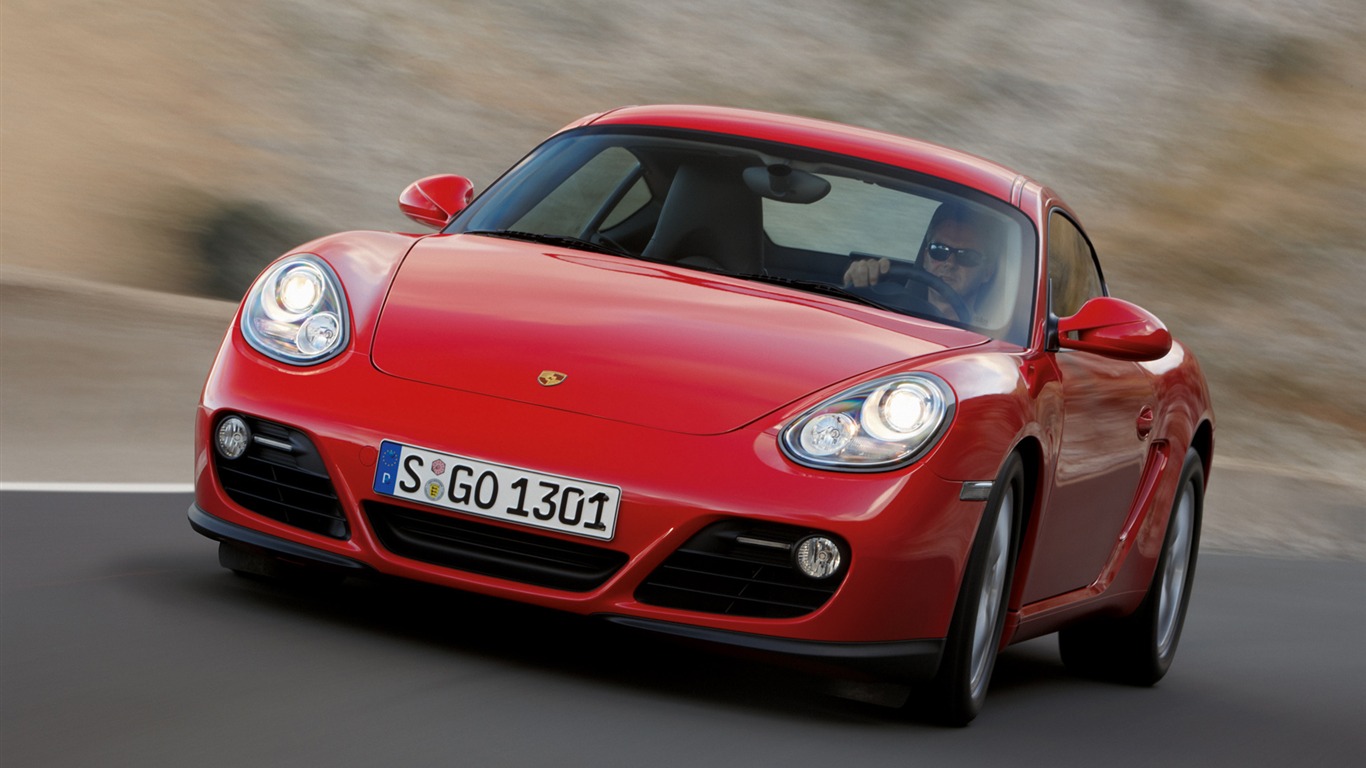 Porsche Cayman - 2009 HD tapetu #2 - 1366x768