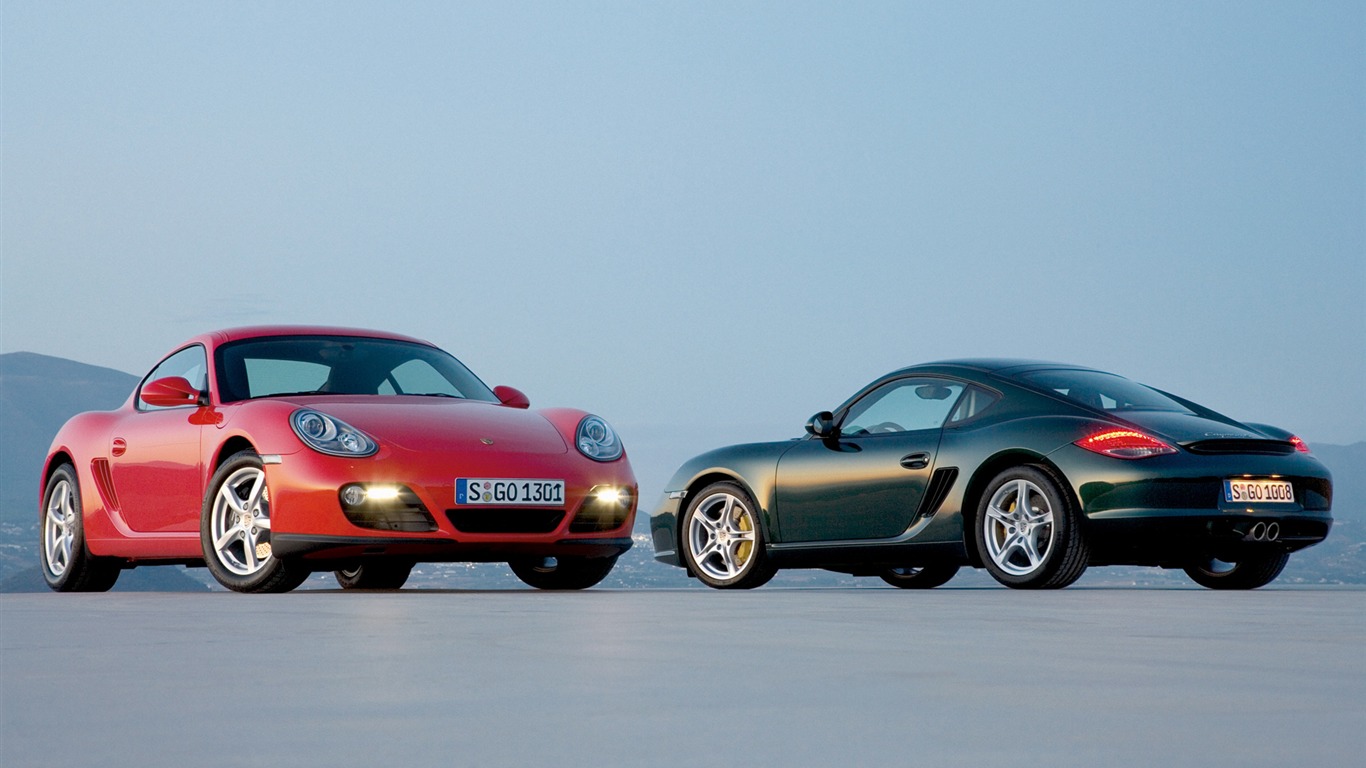 Porsche Cayman - 2009 fonds d'écran HD #12 - 1366x768