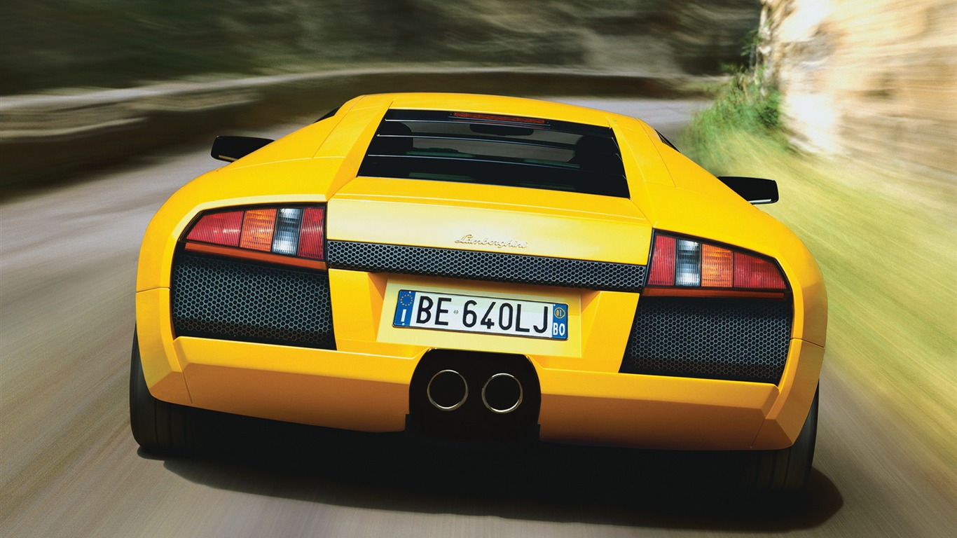 Lamborghini Murcielago - 2001 兰博基尼(一)4 - 1366x768