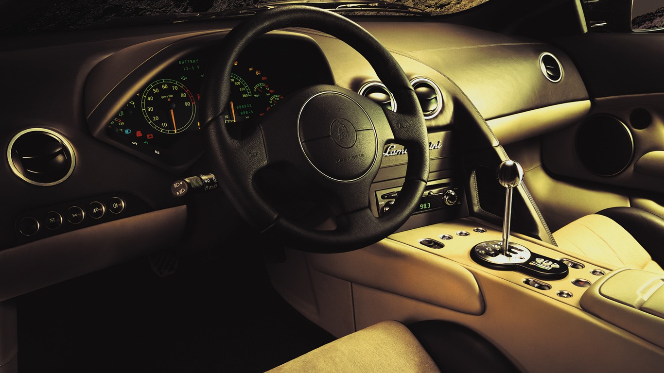 Lamborghini Murcielago - 2001 蘭博基尼(一) #11 - 1366x768