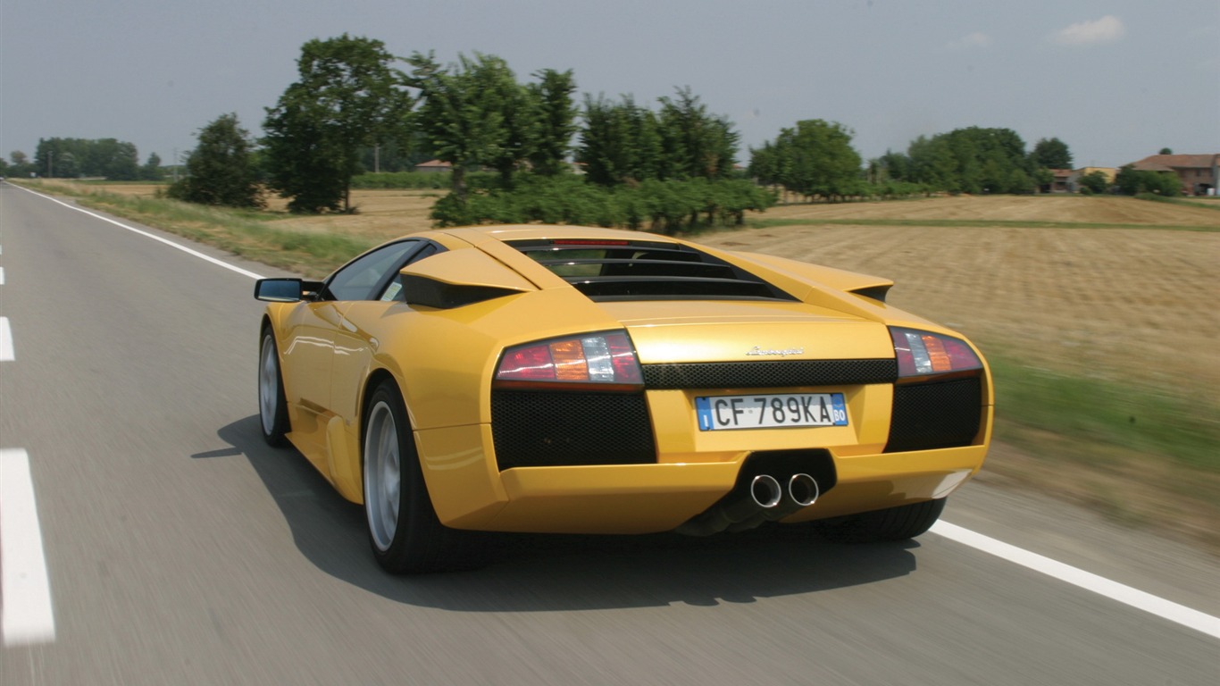 Lamborghini Murcielago - 2001 HD wallpaper (1) #24 - 1366x768