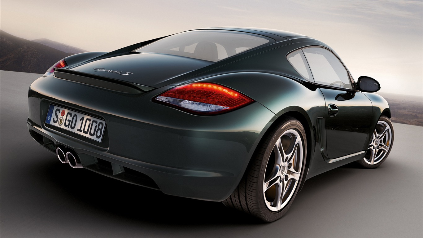 Porsche Cayman S - 2009 fonds d'écran HD #10 - 1366x768