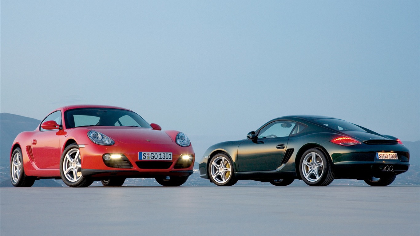 Porsche Cayman S - 2009 HD tapetu #16 - 1366x768