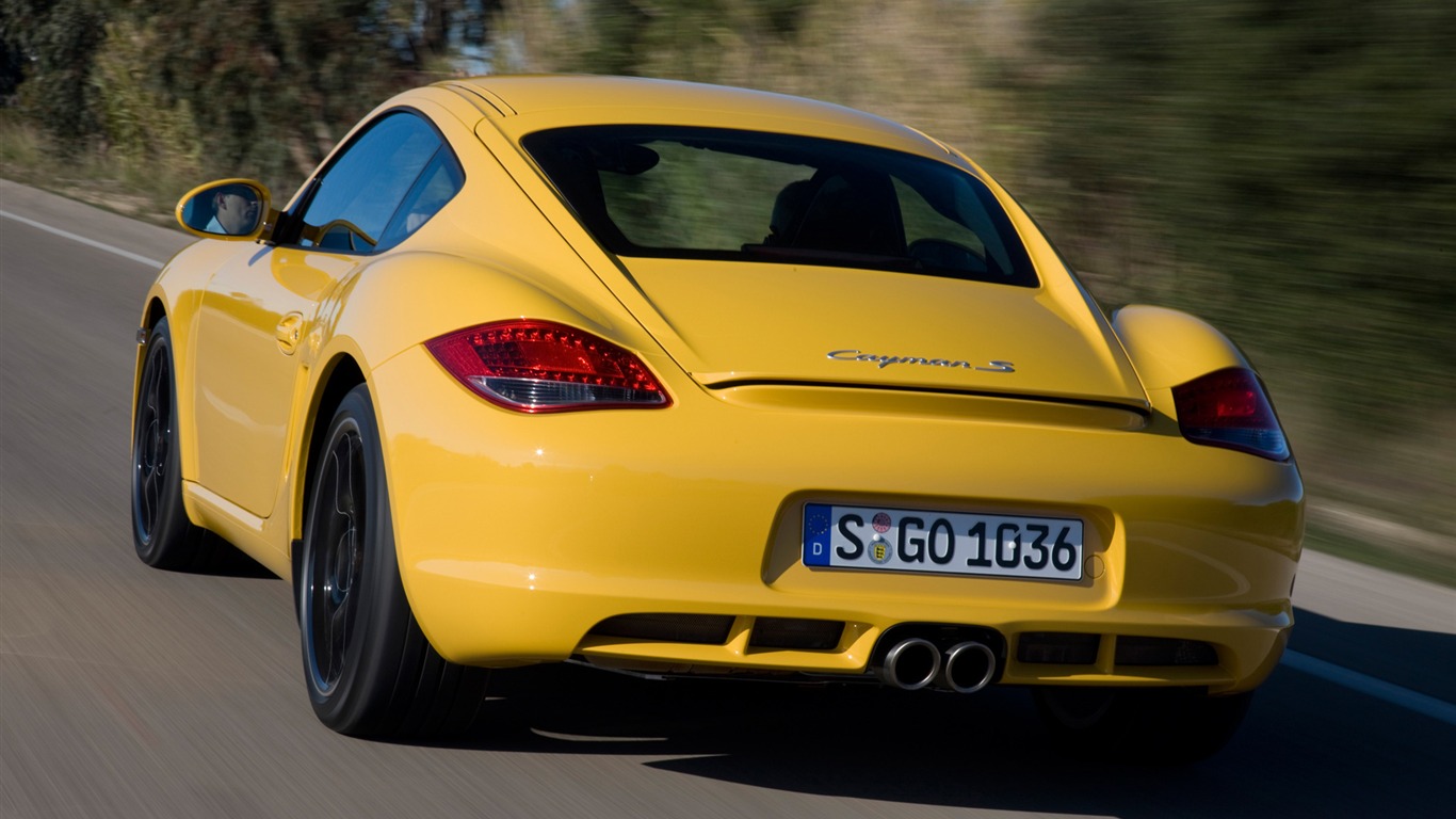 Porsche Cayman S - 2009 fonds d'écran HD #19 - 1366x768