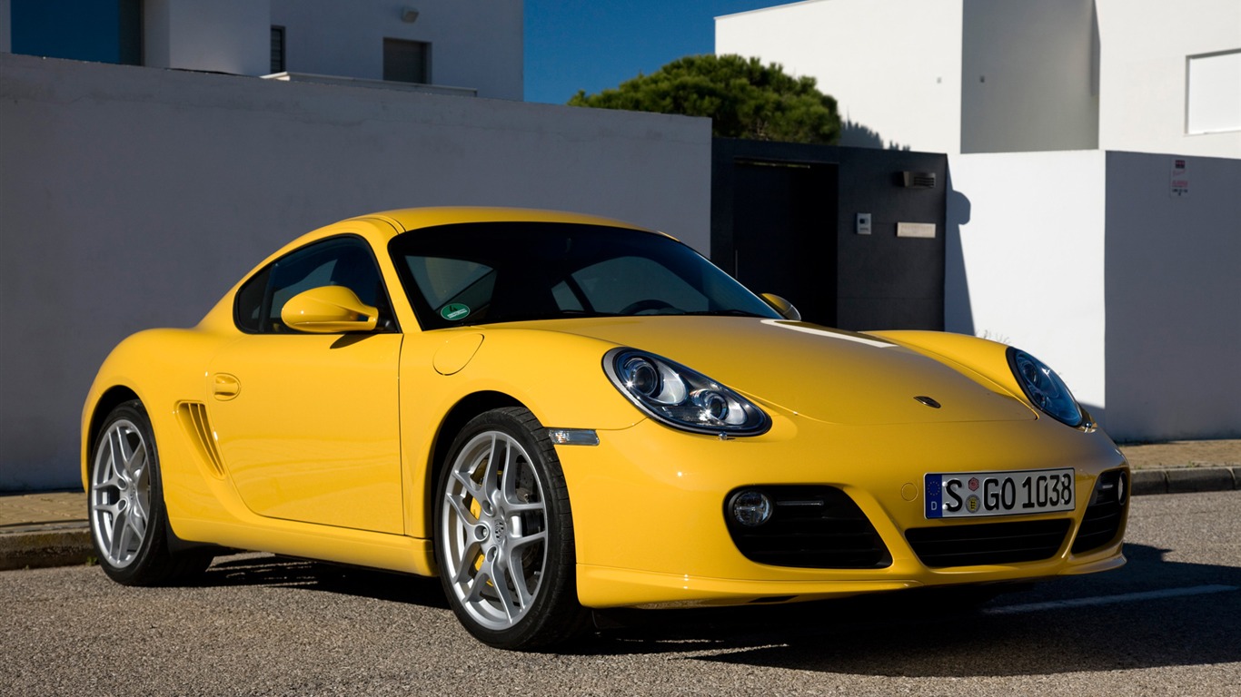 Porsche Cayman S - 2009 fonds d'écran HD #20 - 1366x768