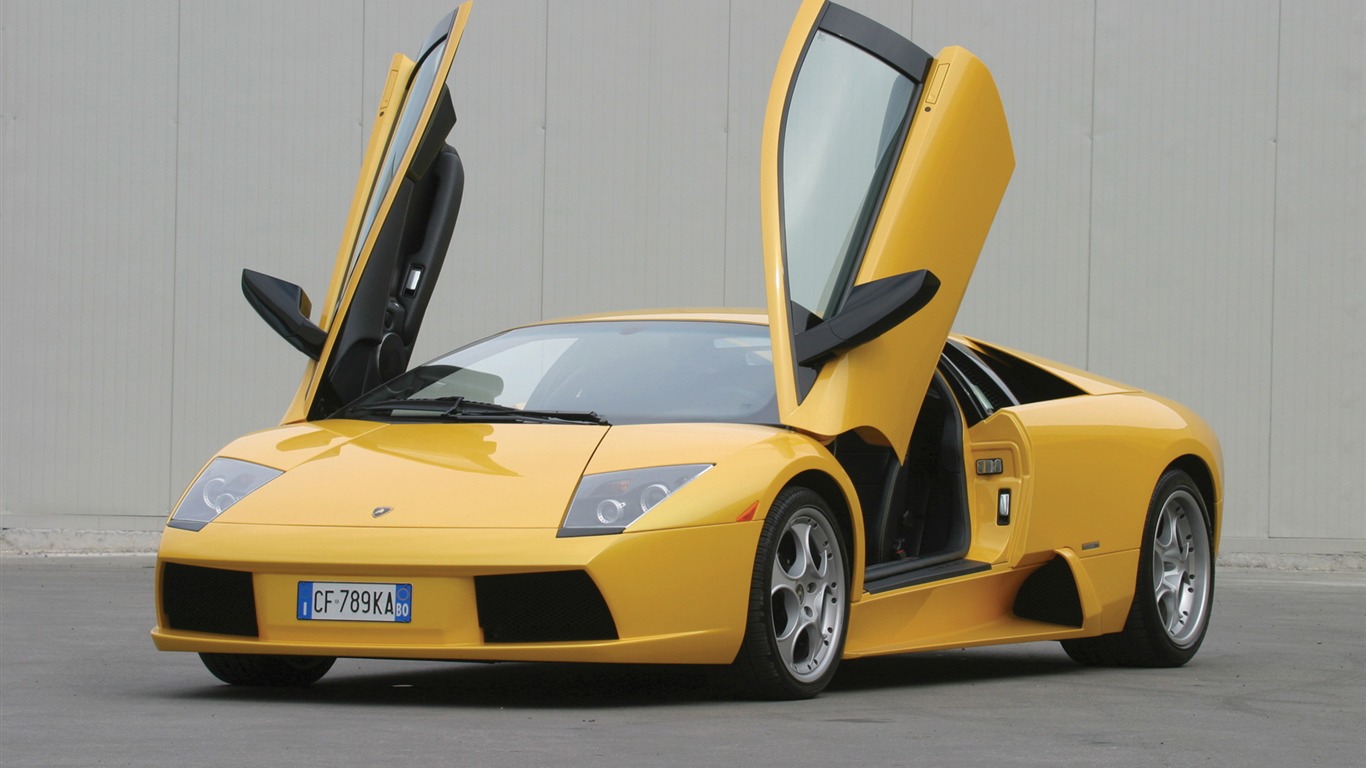 Lamborghini Murcielago - 2001 HD tapetu (2) #1 - 1366x768