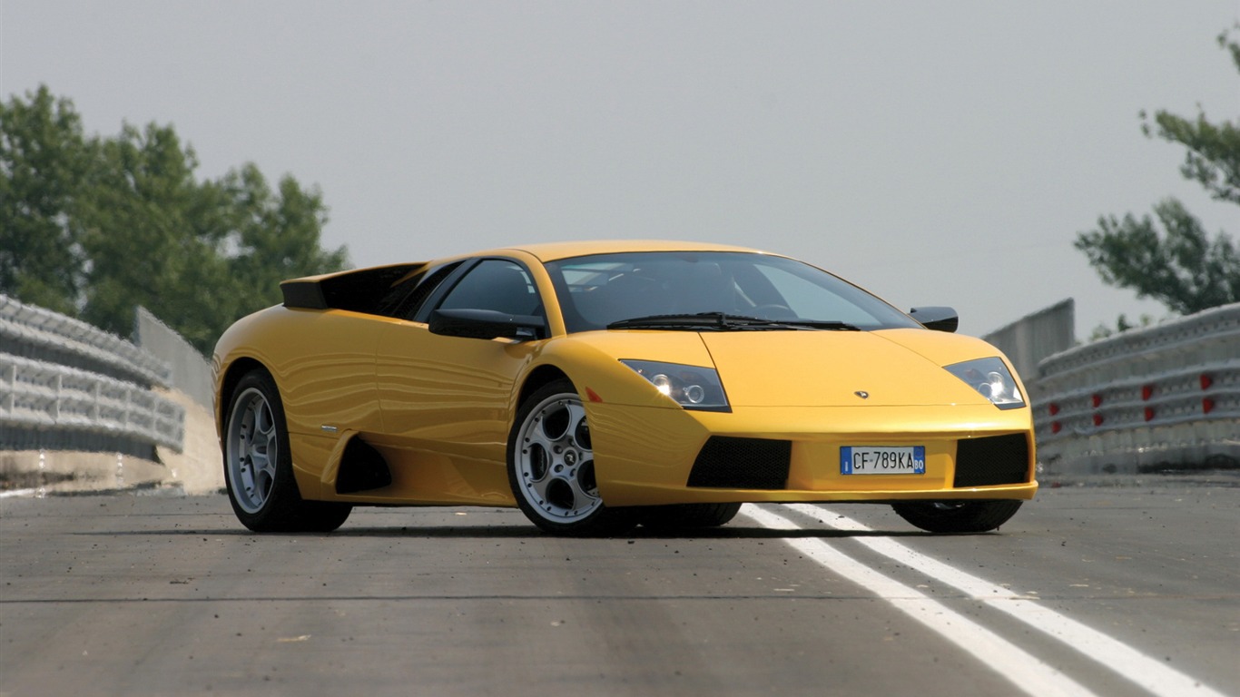 Lamborghini Murcielago - 2001 HD tapetu (2) #10 - 1366x768