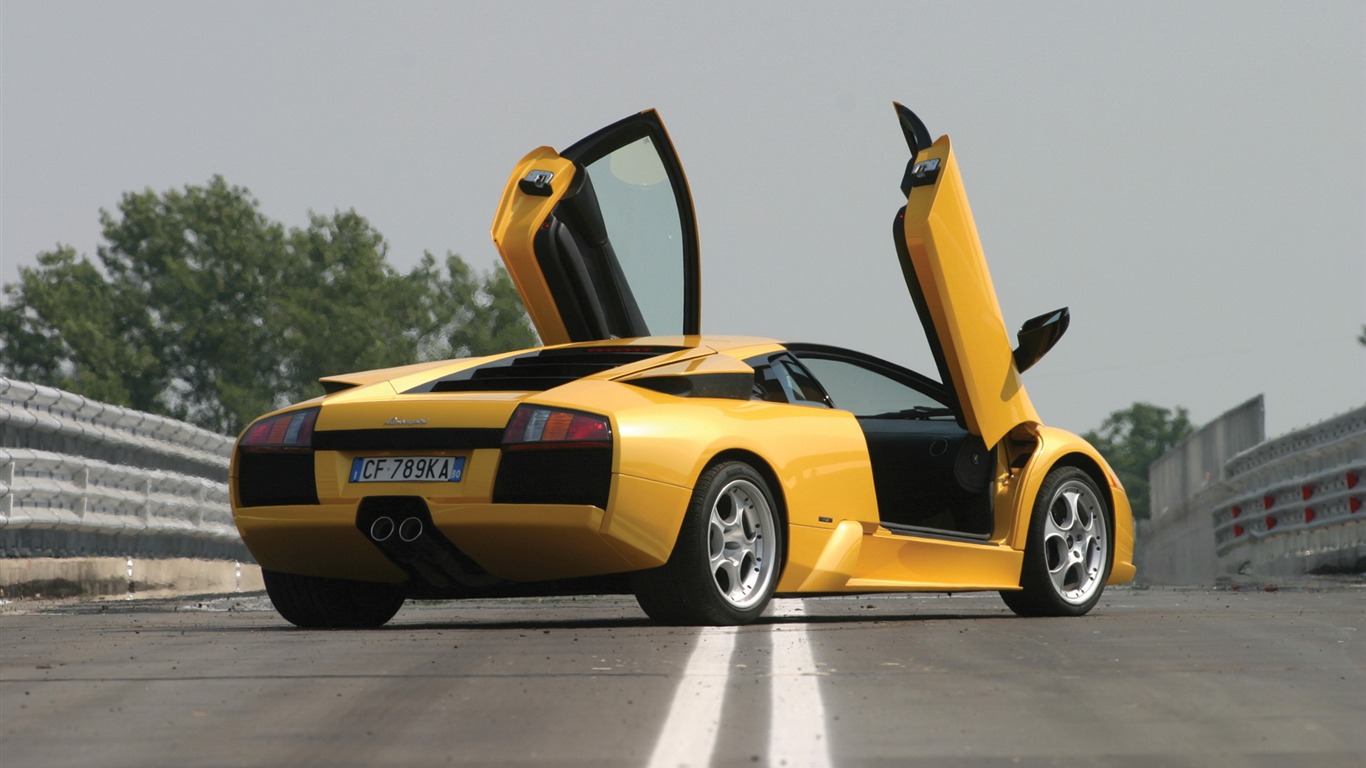 Lamborghini Murcielago - 2001 HD tapetu (2) #13 - 1366x768