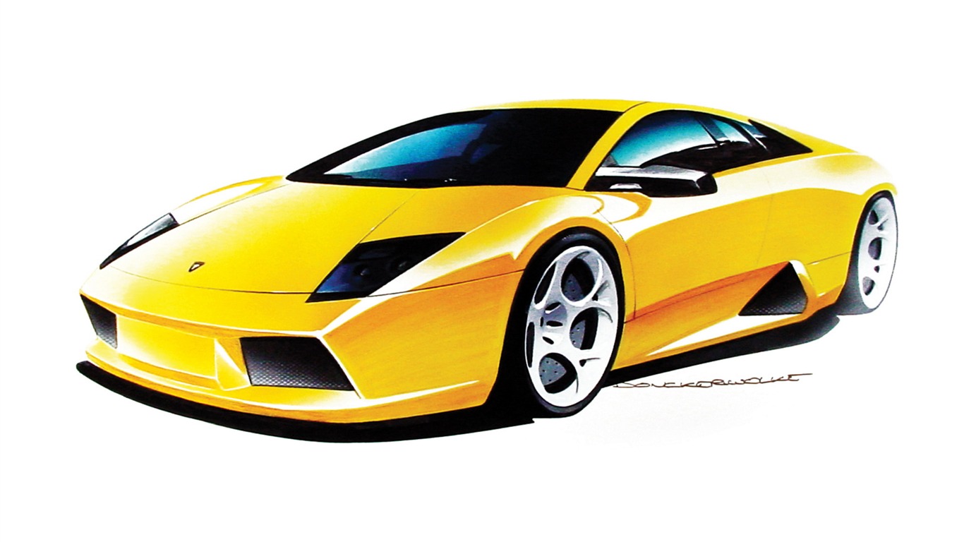 Lamborghini Murcielago - 2001 兰博基尼(二)44 - 1366x768