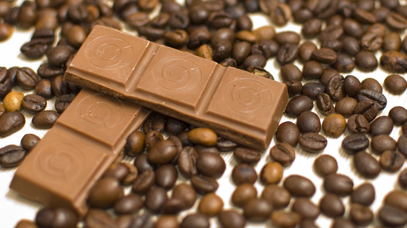 Chocolate plano de fondo (1) #4 - 1366x768