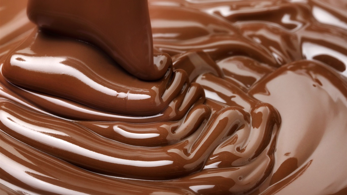 Chocolate plano de fondo (1) #7 - 1366x768