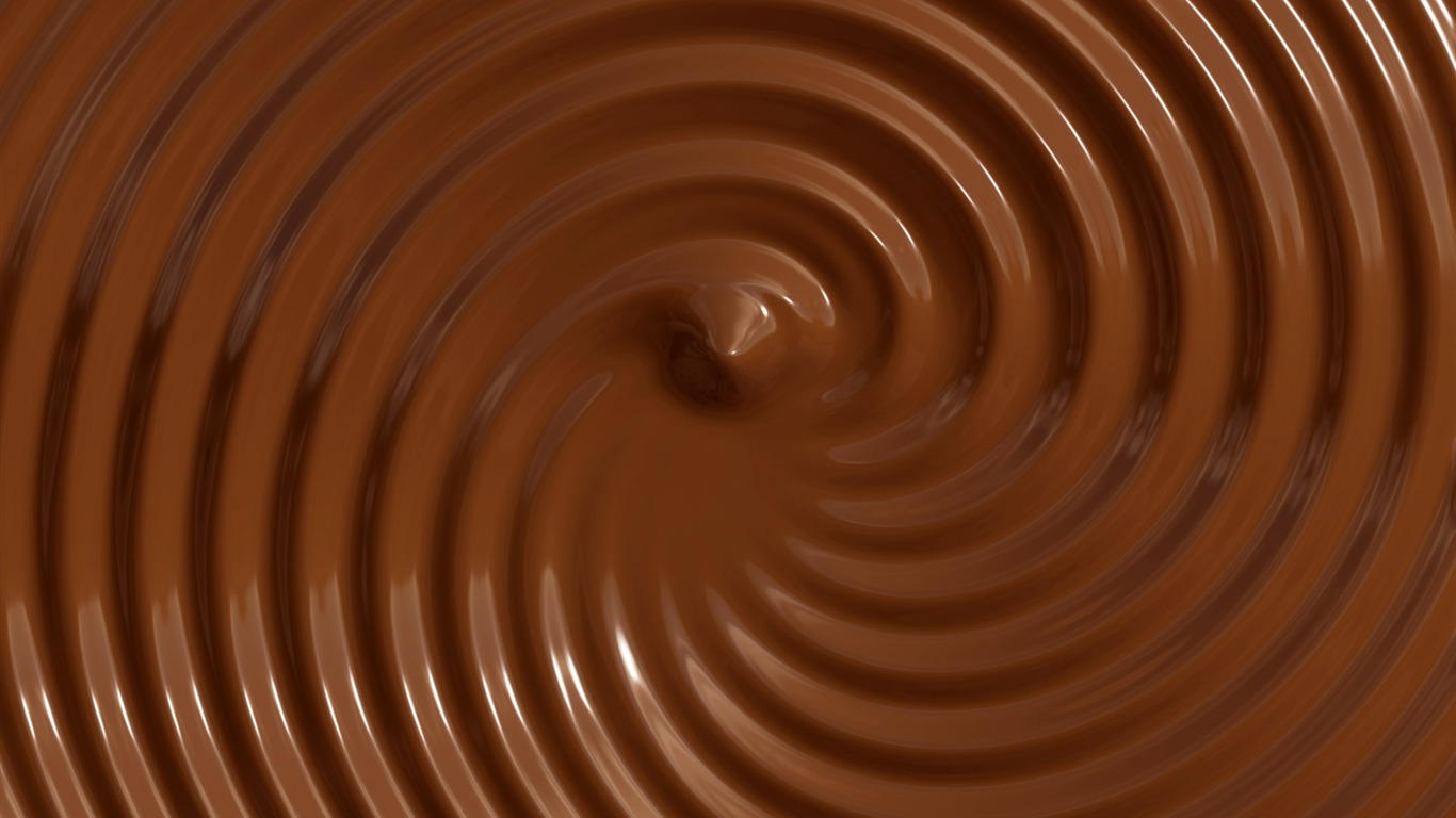 초콜릿 근접 벽지 (2) #6 - 1366x768