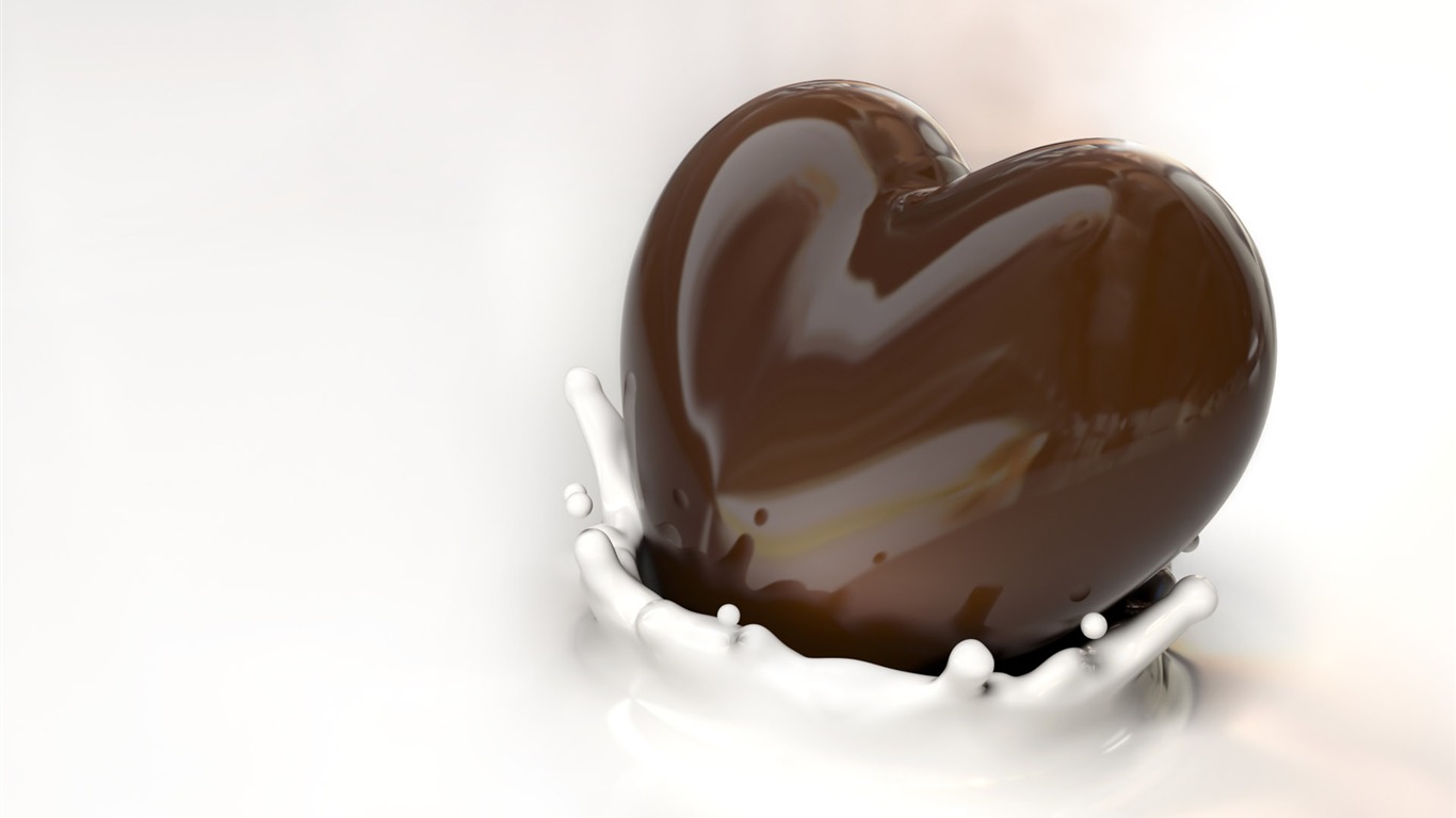 Chocolate plano de fondo (2) #10 - 1366x768