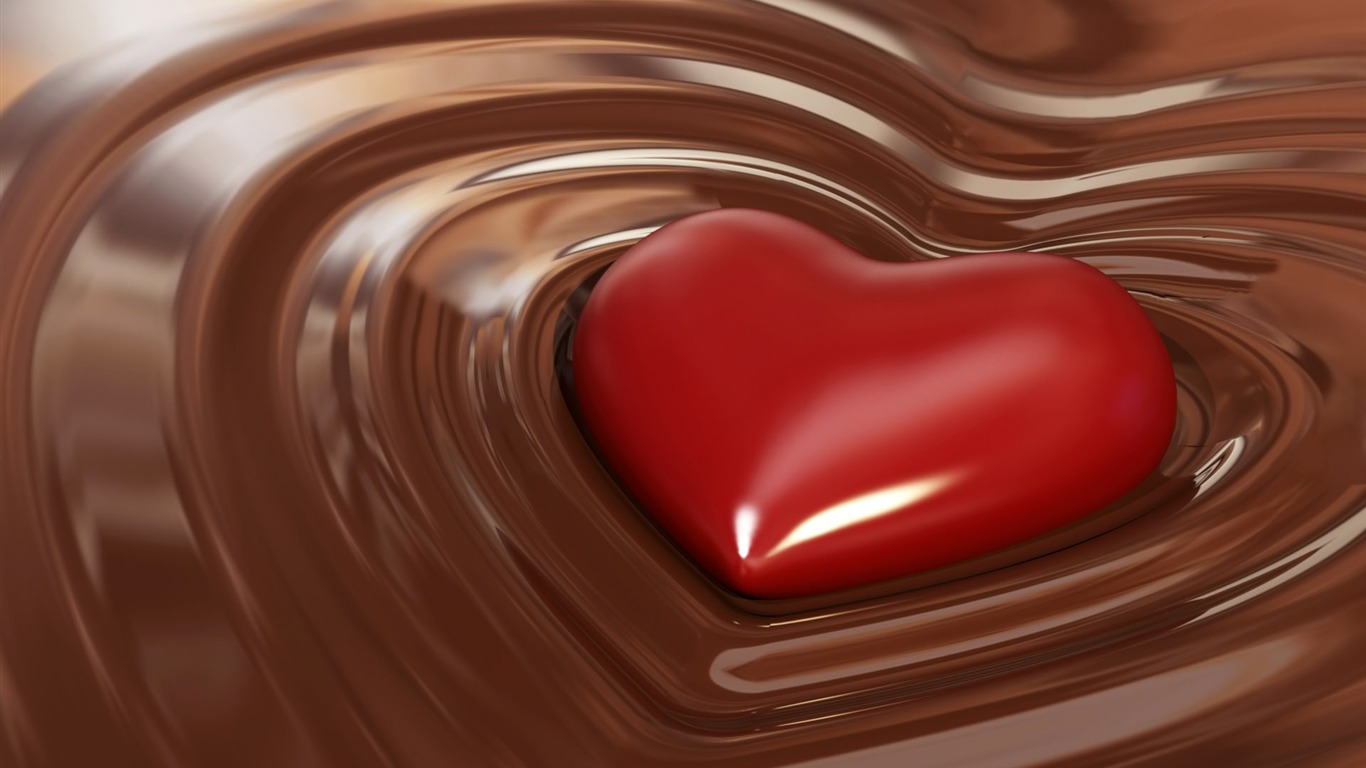 Chocolate plano de fondo (2) #11 - 1366x768
