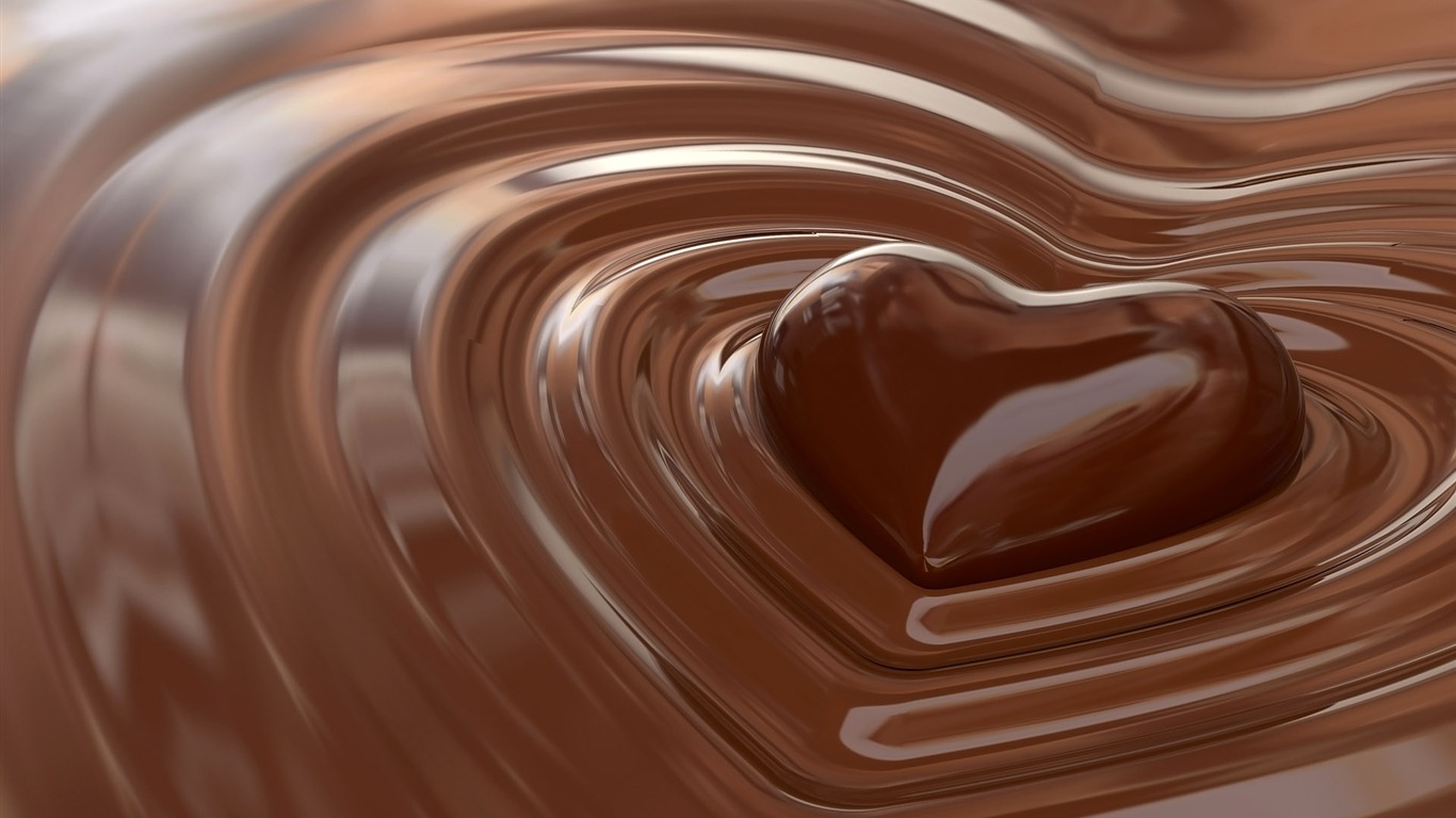 Chocolat close-up fond d'écran (2) #12 - 1366x768
