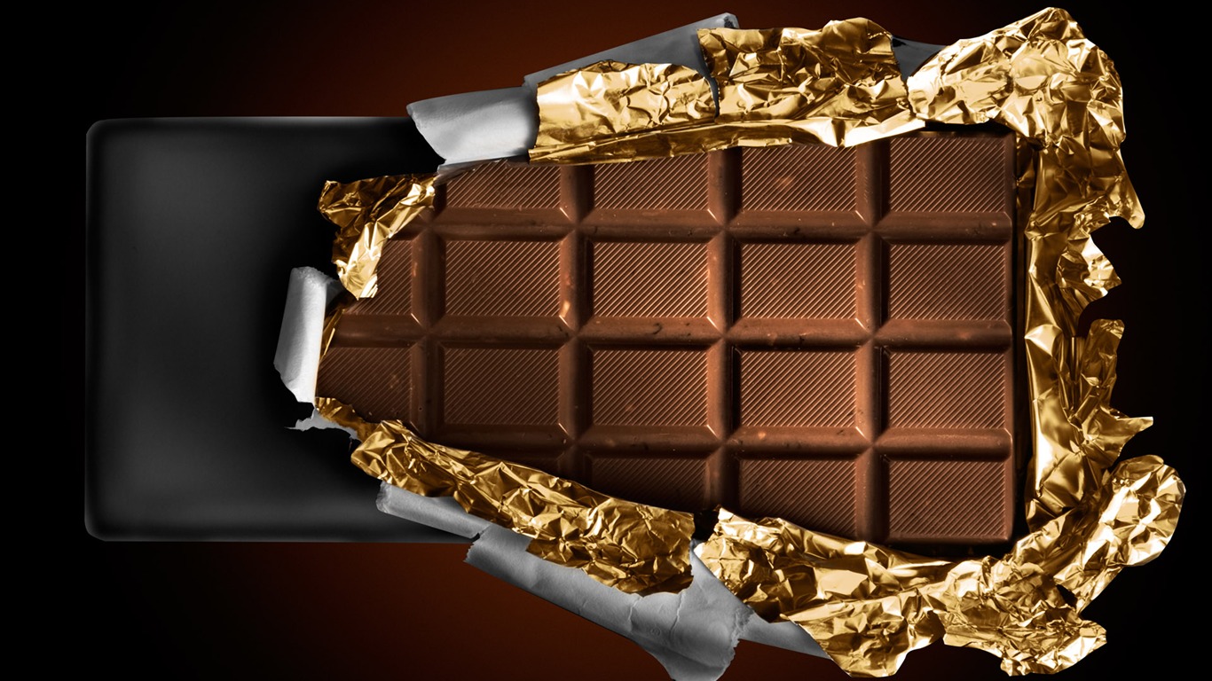 Chocolate close-up wallpaper (2) #19 - 1366x768