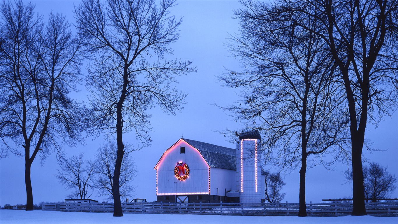 寬屏雪景 壁紙(三) #7 - 1366x768