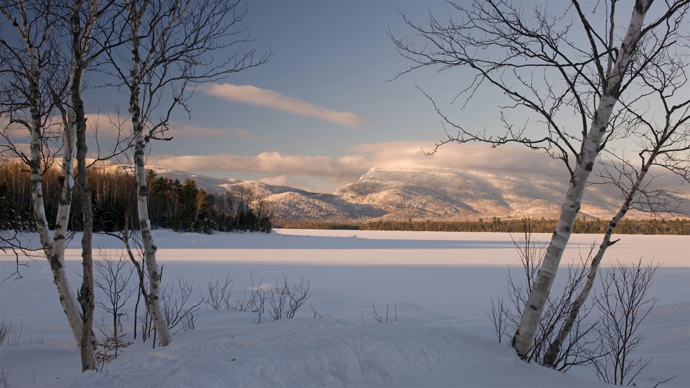 寬屏雪景 壁紙(四) #3 - 1366x768