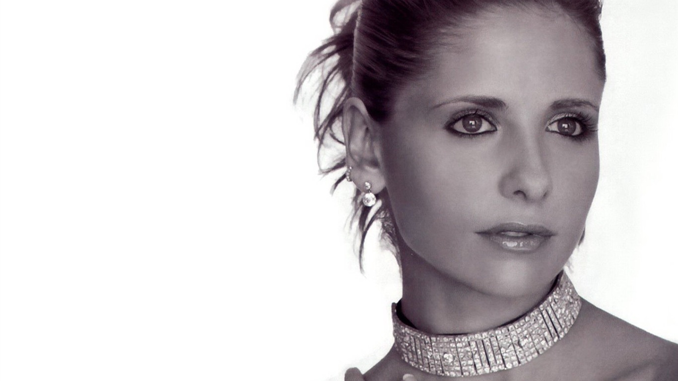 Sarah Michelle Gellar 莎拉·米歇尔·盖拉 美女壁纸(一)7 - 1366x768