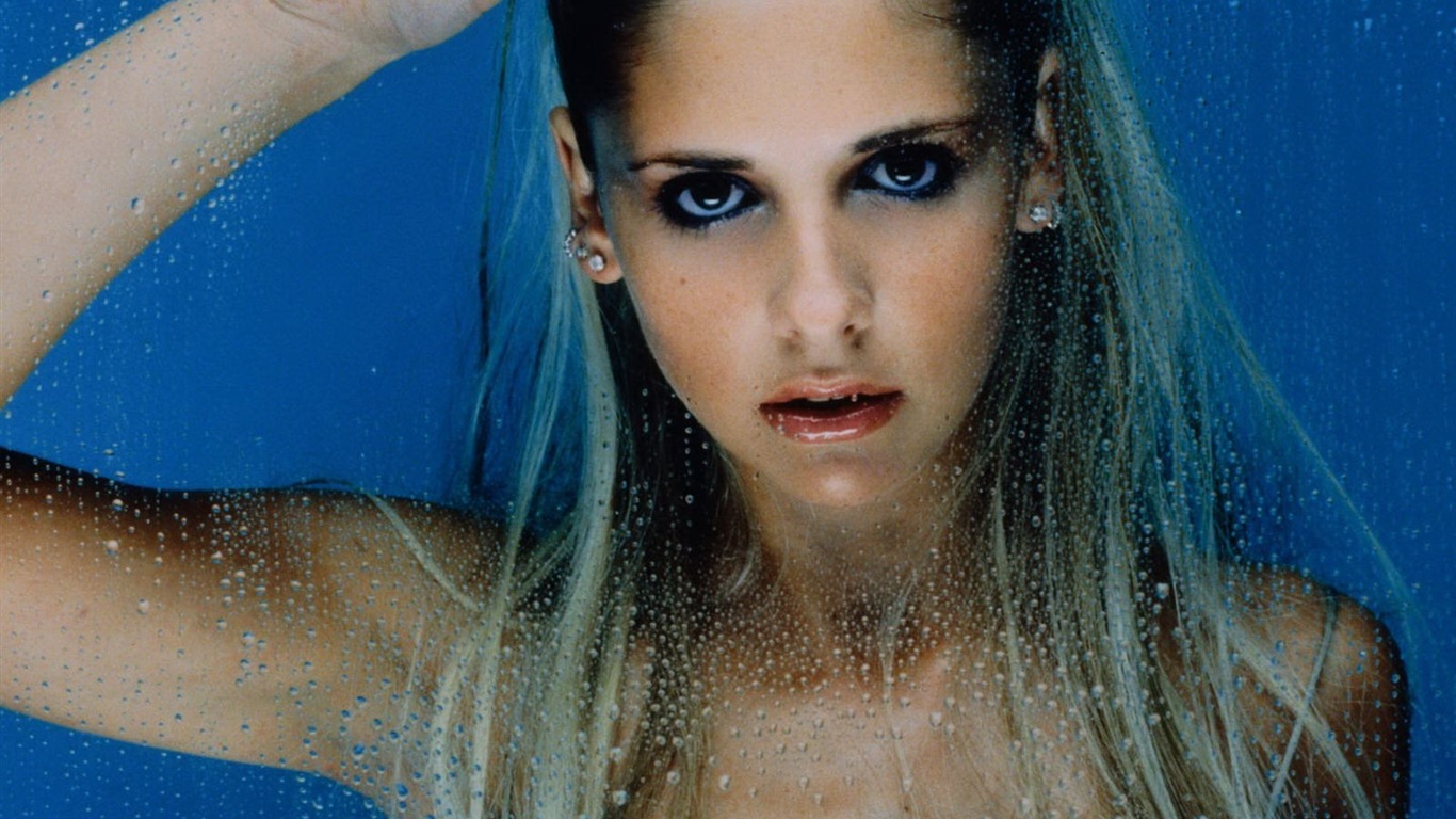 Sarah Michelle Gellar 莎拉·米歇尔·盖拉 美女壁纸(一)10 - 1366x768