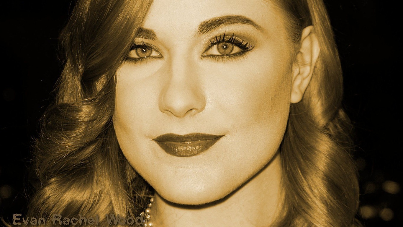 Evan Rachel Wood schöne Tapete #3 - 1366x768