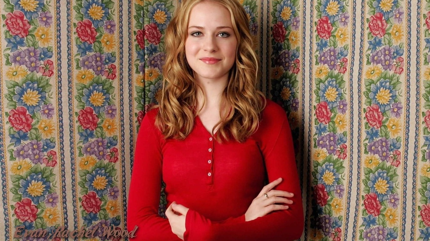 Evan Rachel Wood krásnou tapetu #5 - 1366x768