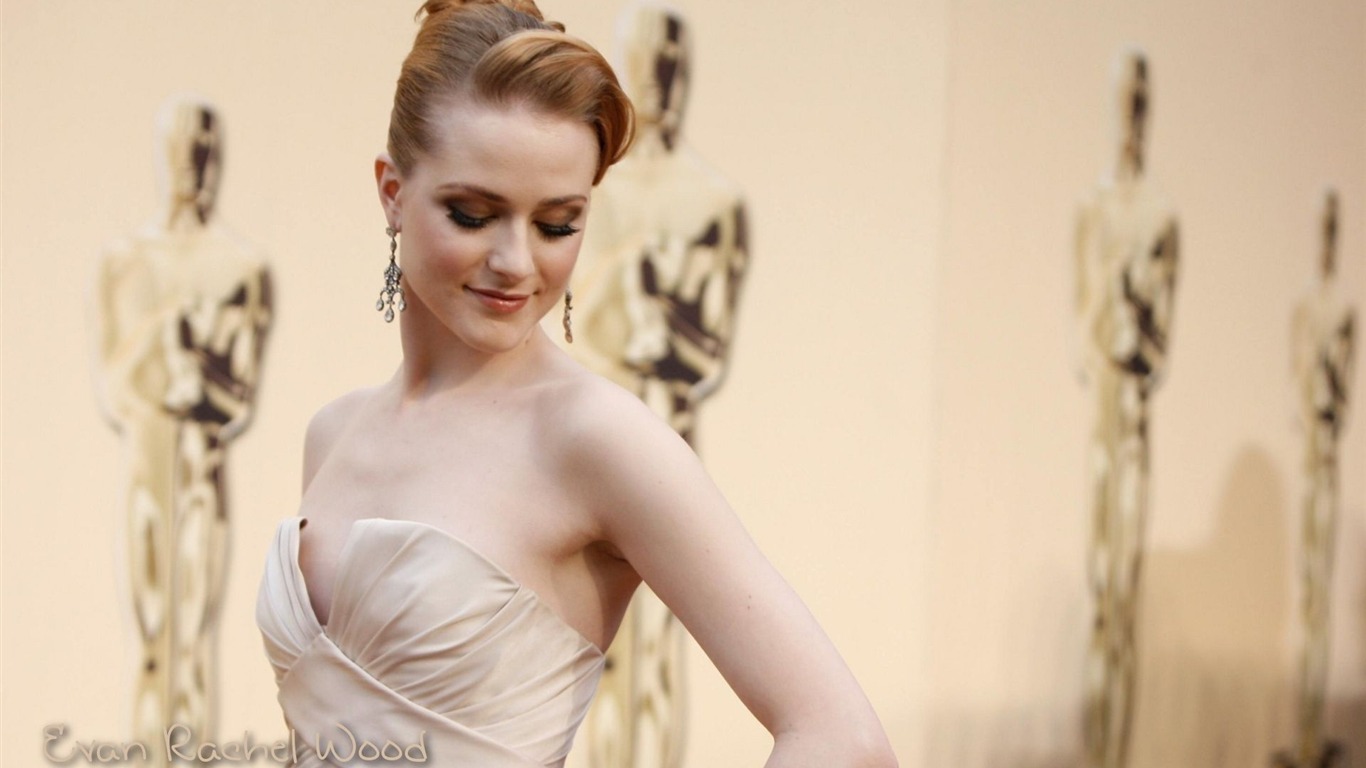 Evan Rachel Wood krásnou tapetu #8 - 1366x768