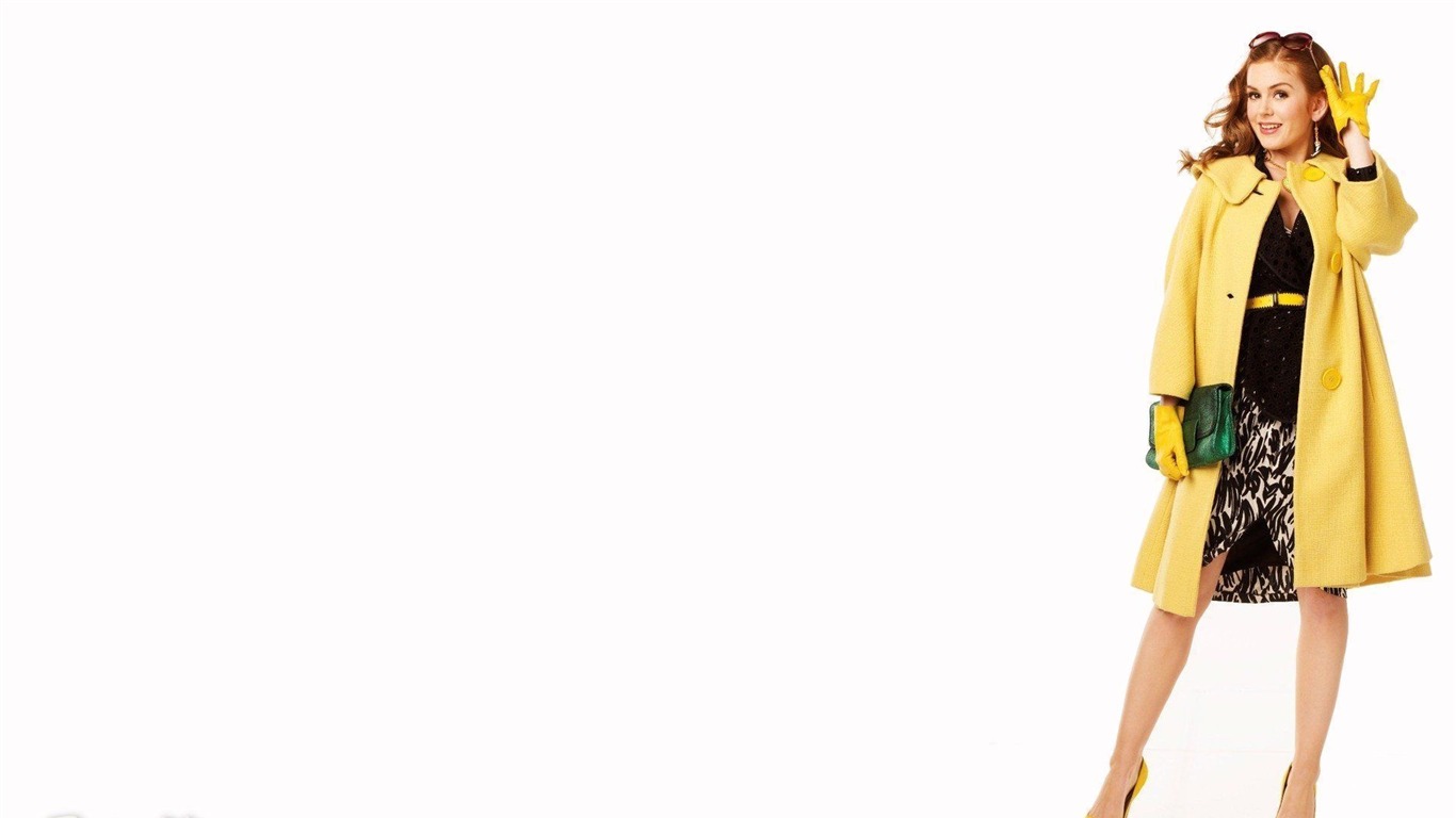 Isla Fisher krásnou tapetu #4 - 1366x768